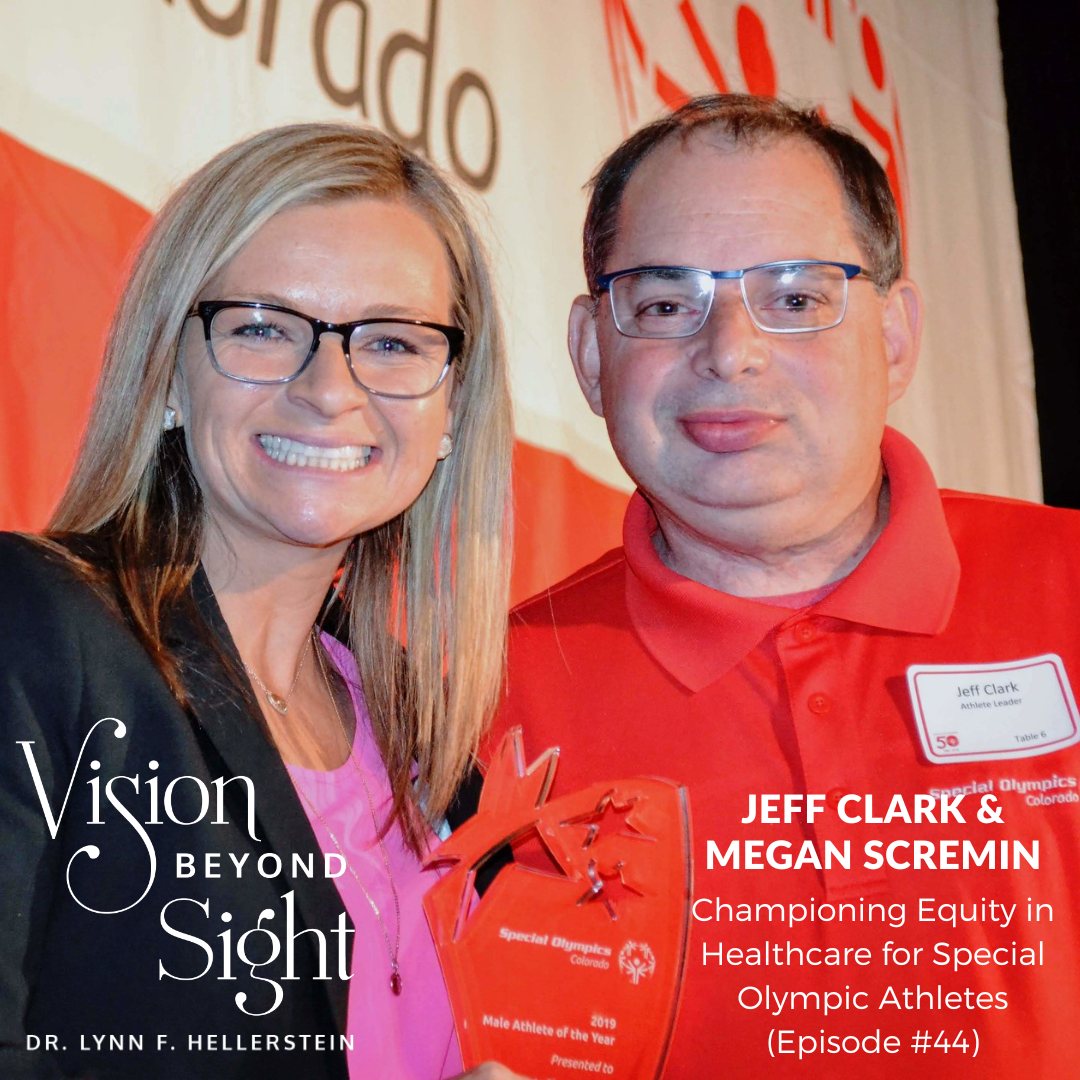 Jeff Clark and Megan Scremin of Special Olympics Colorado